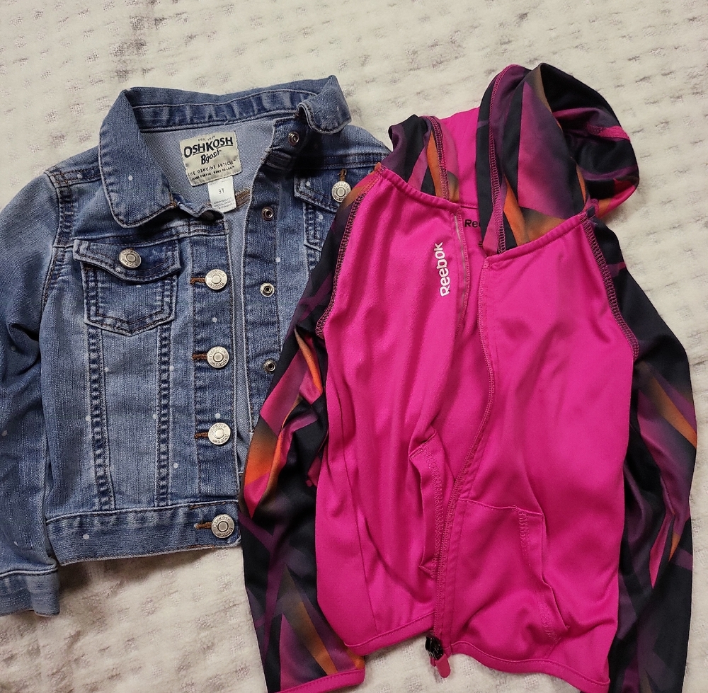 3T Clothes Reebok Pink and Kids Jacket
